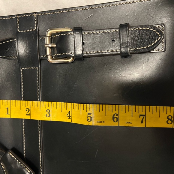 Dooney & Bourke Black Leather Crossbody Bag - Picture 4 of 6
